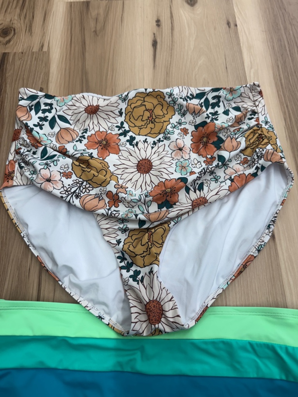 KIAVA Floral High-Waist Bikini Bottoms Set J15 - Picture 3 of 7